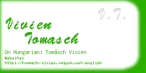 vivien tomasch business card