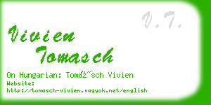 vivien tomasch business card